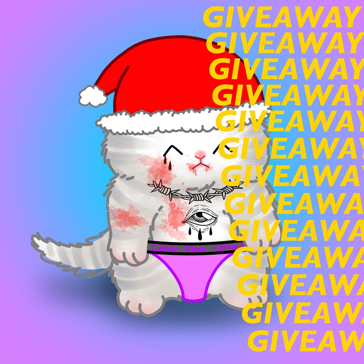 Sad_MeowMeows's tweet photo. Christmas GIVEAWAY 🎄
1x Christmas Sad Meow to 1 winner #nftgiveaways 
Participate in our giveaway for a chance to win a Christmas themed MeowMeow
Rules: 
🐾Follow us
🐾Like &amp; RT
🐾Tag 2 friends
⏱until Friday 24.12, 23:00 UTC+0

🎄The winner will be announced on Christmas 🐱 https://t.co/0uyONrXtz6