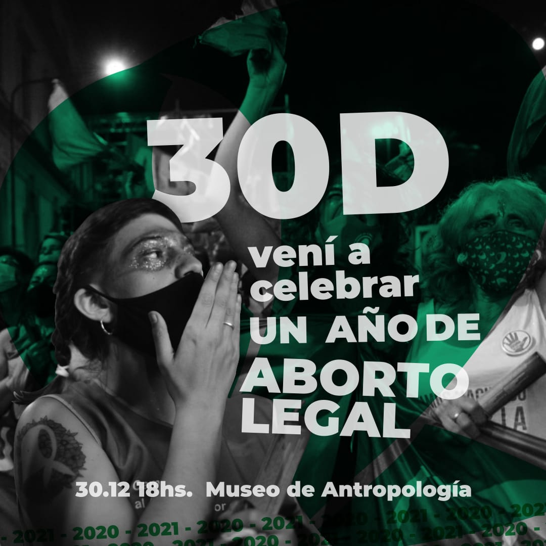 💚 Prepará tu pañuelo, el glitter y todo lo verde que tengas para celebrar esta conquista que es nuestra. 🔥✊El #30D cumplimos un año de #AbortoLegal, Seguro y Gratuito en Argentina 👉 desde las 18, frente al Museo de Antropología. (Yrigoyen 174)  #EsLey <a href="/CampAbortoLegal/">#EsLey #SeguimosEnCampaña💚</a>