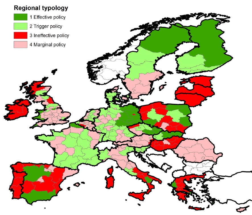 This is the typology of the effects of #CohesionPolicy Paolo Di Caro and I detect with long run data. Details at doi.org/10.1111/jors.1… #regionalpolicy #CohesionOpendata <a href="/EU_ScienceHub/">EU_ScienceHub</a> <a href="/EUinmyRegion/">EUinmyRegion🇪🇺</a> <a href="/RegioEvaluation/">EU Regio Evaluation</a>