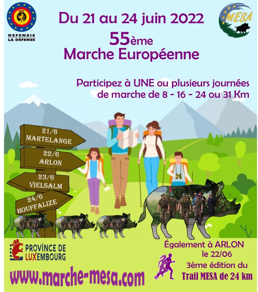 #MESA2022 #Marche #Martelange #Arlon #Vielsalm #Houffalize <a href="/SIVielsalm/">Syndicat d'Initiative de Vielsalm</a> <a href="/CommuneVielsalm/">Commune de Vielsalm</a> <a href="/Regiohouffalize/">Ardennen-houffalize</a>  <a href="/HouffaTourisme/">Houffalize Tourisme</a> <a href="/MarcheMESA/">MESA</a> <a href="/BelgiumDefence/">Belgian Defence</a>
