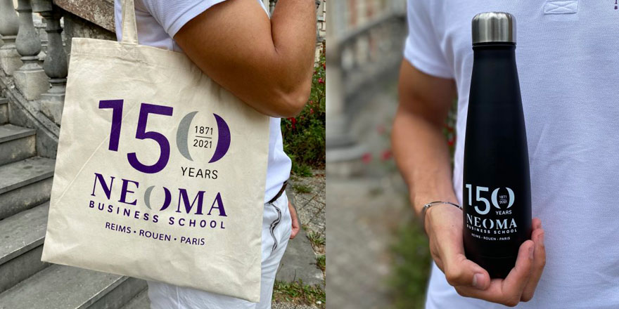 NEOMAbs's tweet image. 📣 150 ans, ça s'affiche, non ? 
Pour fêter cet anniversaire, l'association étudiante "L'Atelier" propose une collection capsule. 🎉 

A découvrir et porter avec fierté

bit.ly/39JYYCJ

#150yearsofpassion 
#BePassionate_ShapeTheFuture