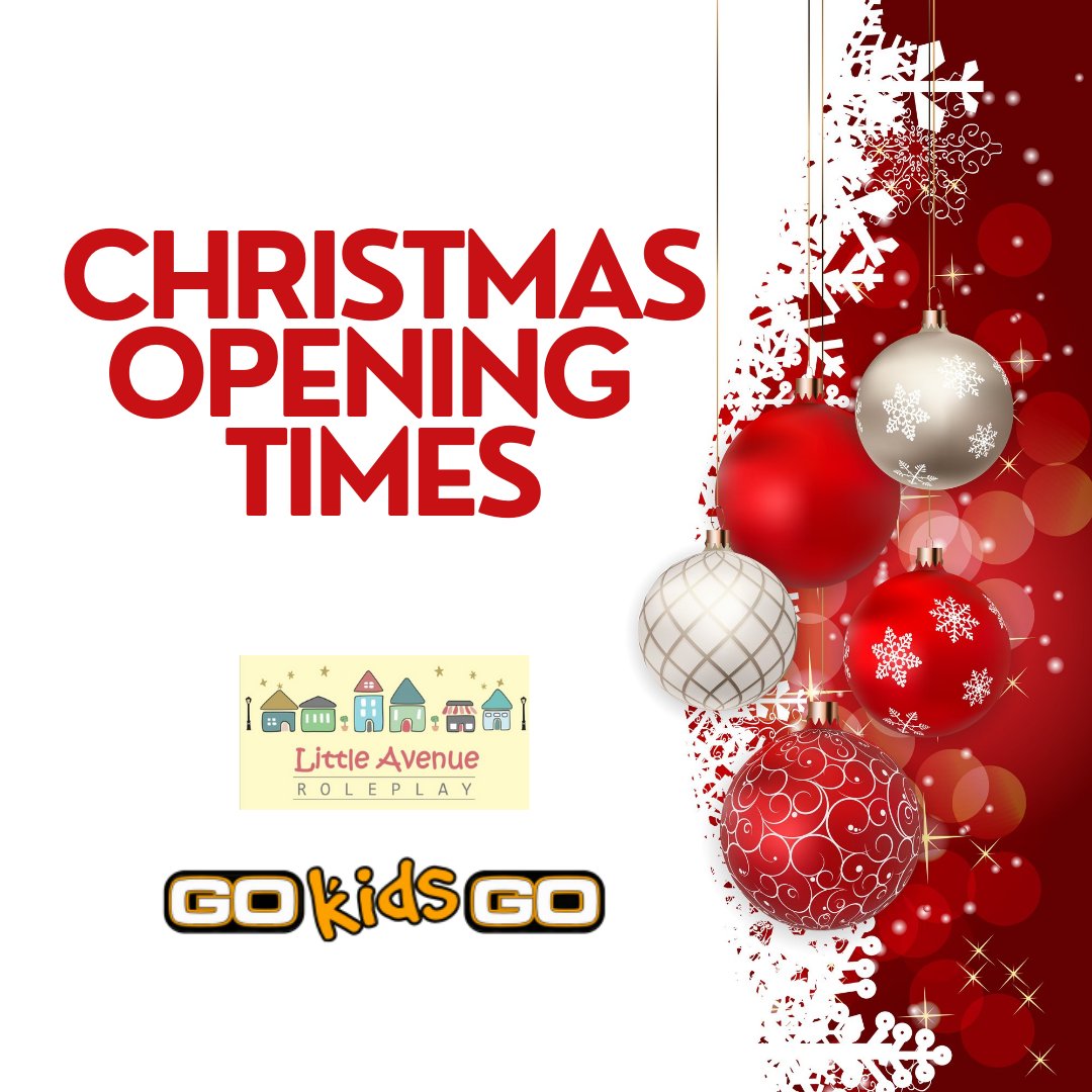 GoKidsGoLeic's tweet photo. We are OPEN 10 til 6 EVERY DAY, except Christmas Day, over the festive period. https://t.co/RtO5ZqF06F