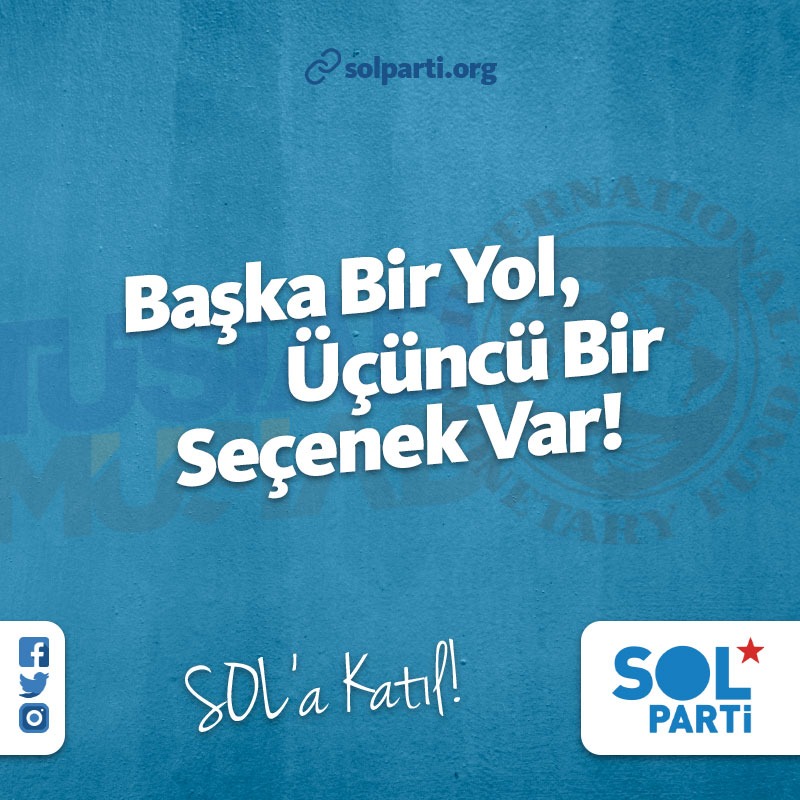 ✊HALKIN KENDİNİ KURTARACAĞI
SOL BİR ÇIKIŞ MÜMKÜN OLDUĞU KADAR  ZORUNLUDUR

Din Bezirganlığı da Çözüm Olamaz
Bu Rejimin Çöküşü Yakındır

Her gün daha da yoksullaştığımız bu düzenden çıkış mümkün👇
🔗solparti.org/Haber/ekonomi-…