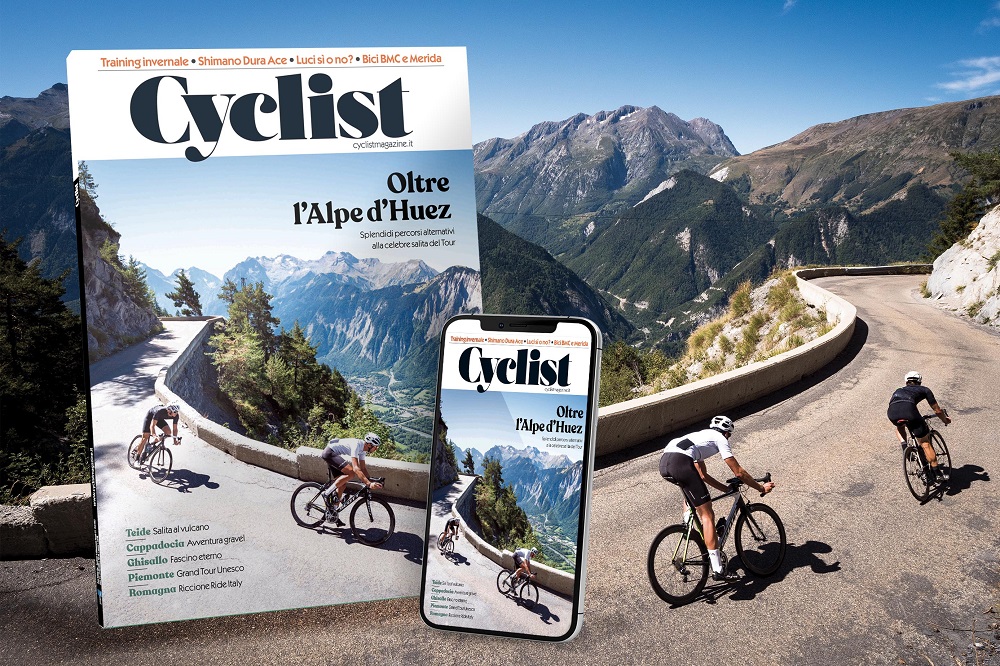 🚴‍♀️#CYCLIST NUMERO 59! 🚴‍♂️ Luci sì o no? Big Ride: Non solo Alpe d'Huez. Salite Classiche: Teide. Ride Italy: Salire al Ghisallo. Gravel in Turchia. Piemonte: Grand Tour Unesco. Pedalare in Romagna. Shimano Dura-Ace R9200. Bici: Cervélo, BMC, Merida. bit.ly/3J41LqE