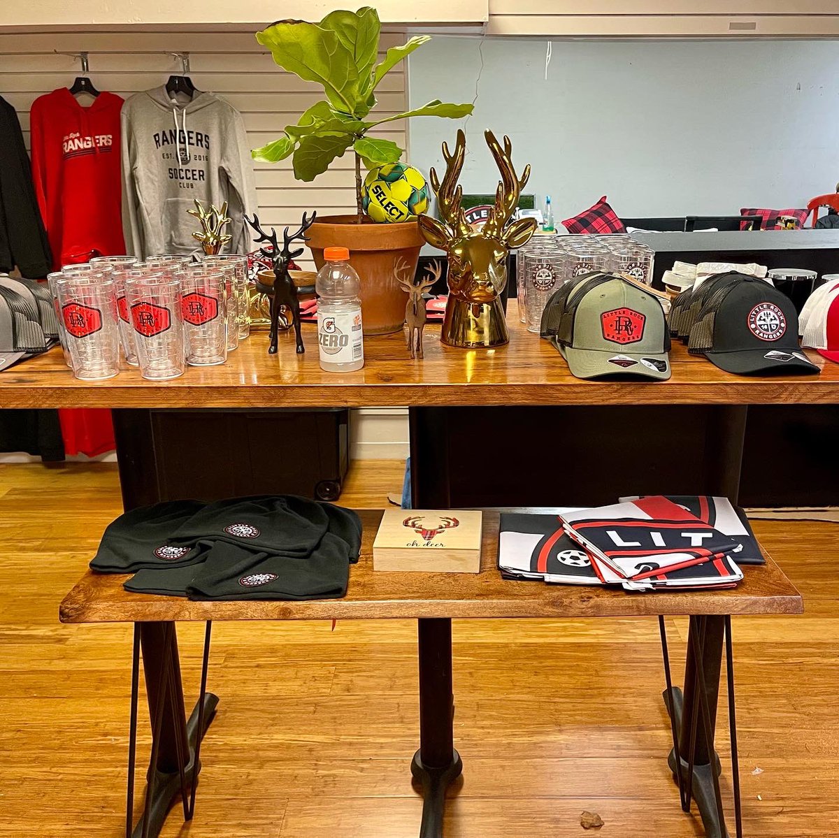 lrrangers's tweet photo. 🚨The Outpost is open!!!🚨

(Sort of…) We are VERY rough around the edges, but we are open 9-5 all week for any last minute gifts.

We are directly across Cantrell from the old Stein Mart. Pardon the dust, no cash purchases please, and we hope to see you soon! https://t.co/sIhUKrzvBN