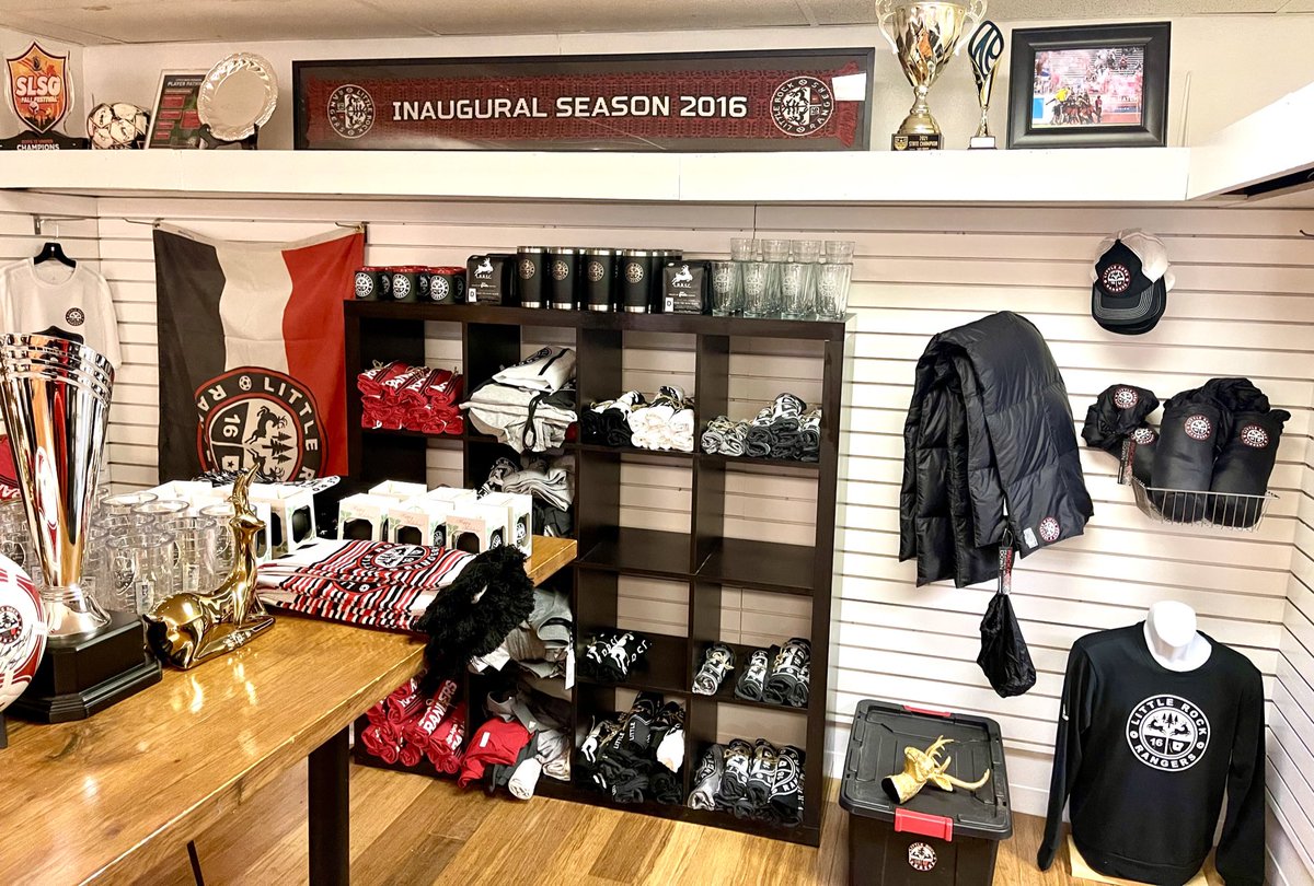 lrrangers's tweet photo. 🚨The Outpost is open!!!🚨

(Sort of…) We are VERY rough around the edges, but we are open 9-5 all week for any last minute gifts.

We are directly across Cantrell from the old Stein Mart. Pardon the dust, no cash purchases please, and we hope to see you soon! https://t.co/sIhUKrzvBN