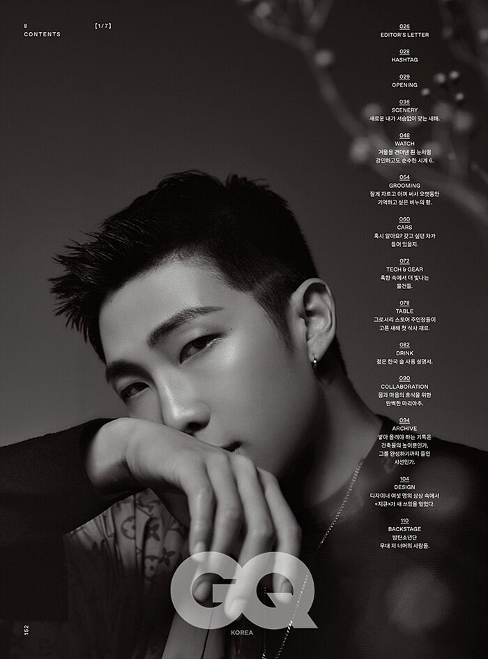 btschartsxdaily's tweet photo. GQ Korea | @BTS_twt's Namjoon https://t.co/PjdIFMG2As