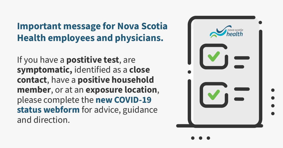 Nova Scotia Health on Twitter "Important message for Nova Scotia