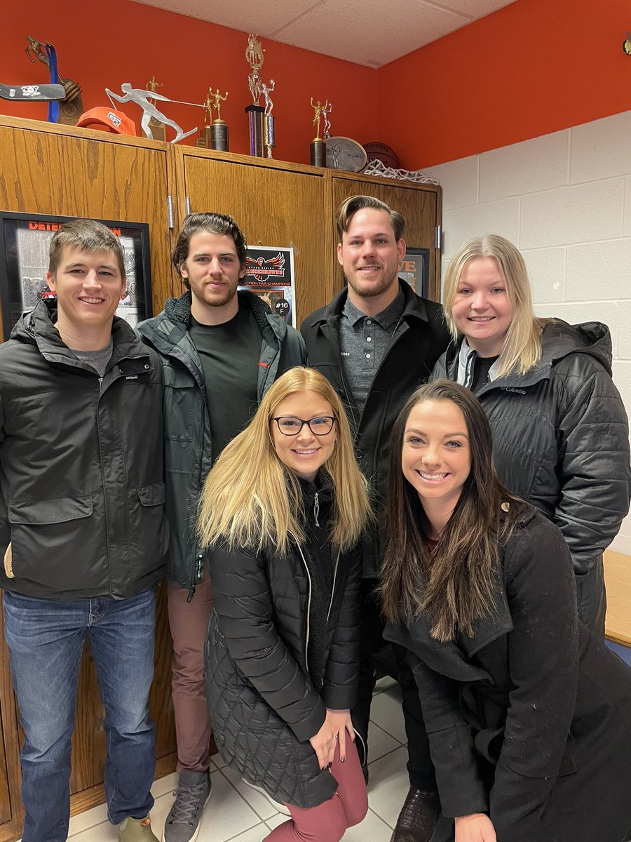 GRactivities's tweet photo. Thanks to our outstanding GRHS Alumni’s for speaking to the current Captains today! @ISD_318 @MSHSLjohn https://t.co/WptHws5sEv
