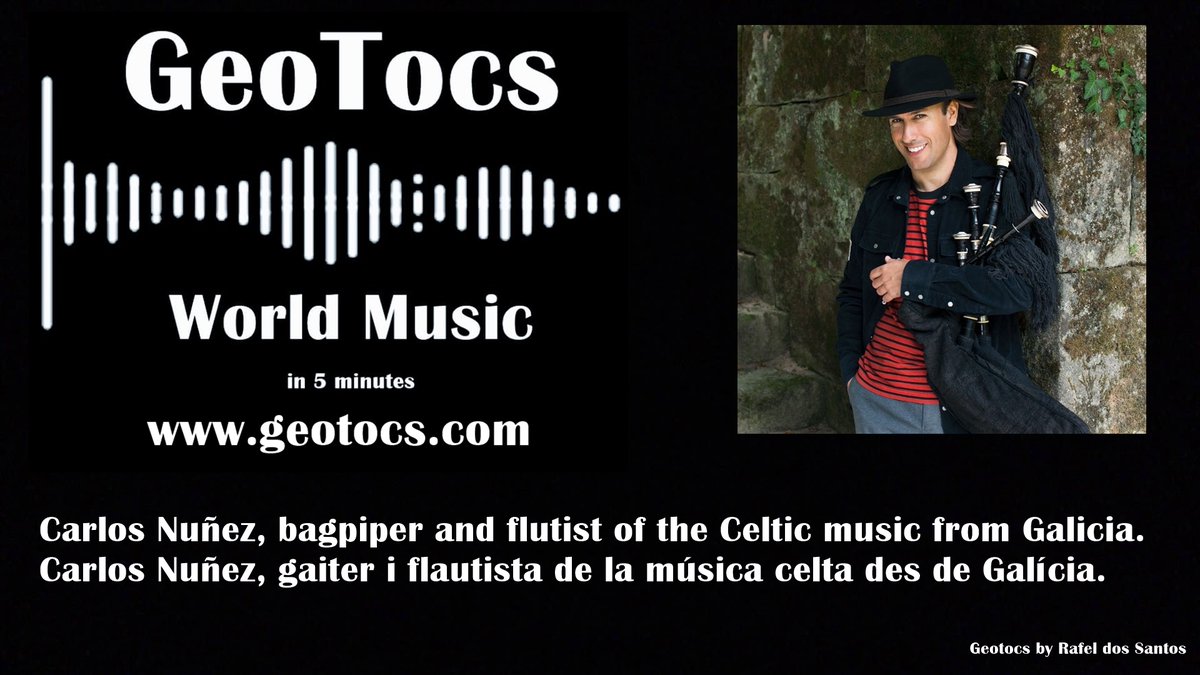 geotocs's tweet photo. Carlos Nuñez, bagpiper and flutist of the Celtic music from Galicia.
Listen on  https://t.co/Q50a9Ipx4c World Music in 5 minutes!
Internet &amp; FM radio
https://t.co/noey5M7338 https://t.co/DjdyvhmanT
