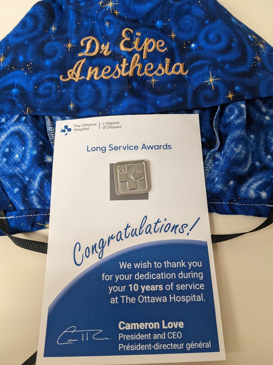 NaveenEipe's tweet photo. Thank you @OttawaHospital for this wonderful lapel pin! https://t.co/jNlX84wMw9