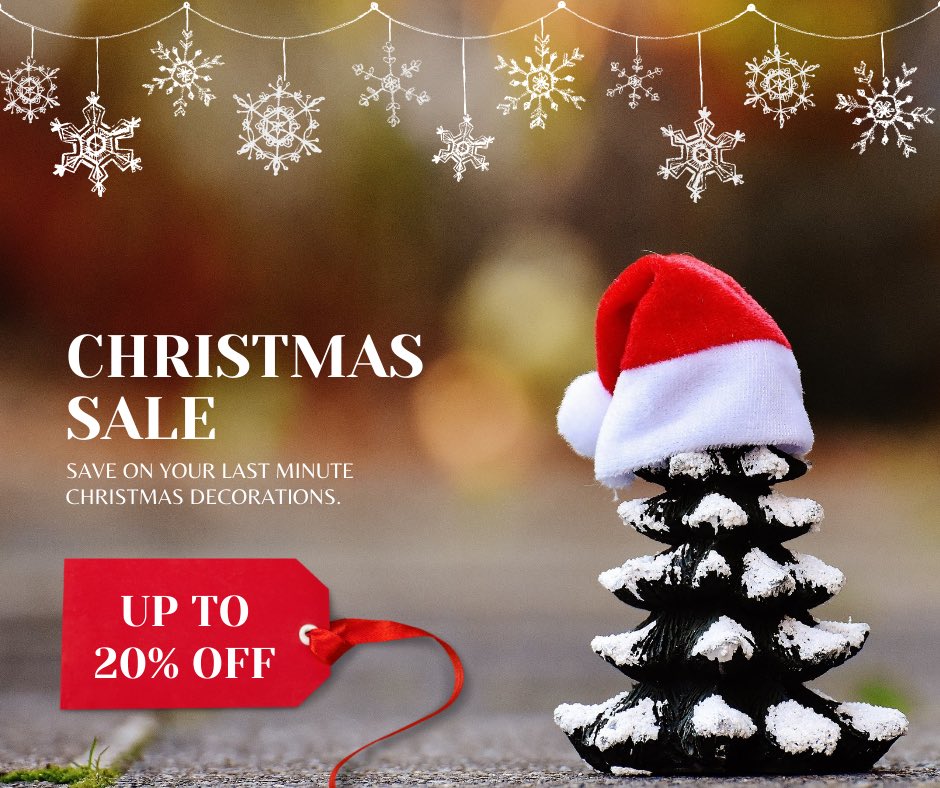 CarrFarm1982's tweet photo. Pick up last minute deals on Christmas decorations in store only. We’ve also got plenty of ideas for Christmas gifts. https://t.co/5o0NlWxt1g