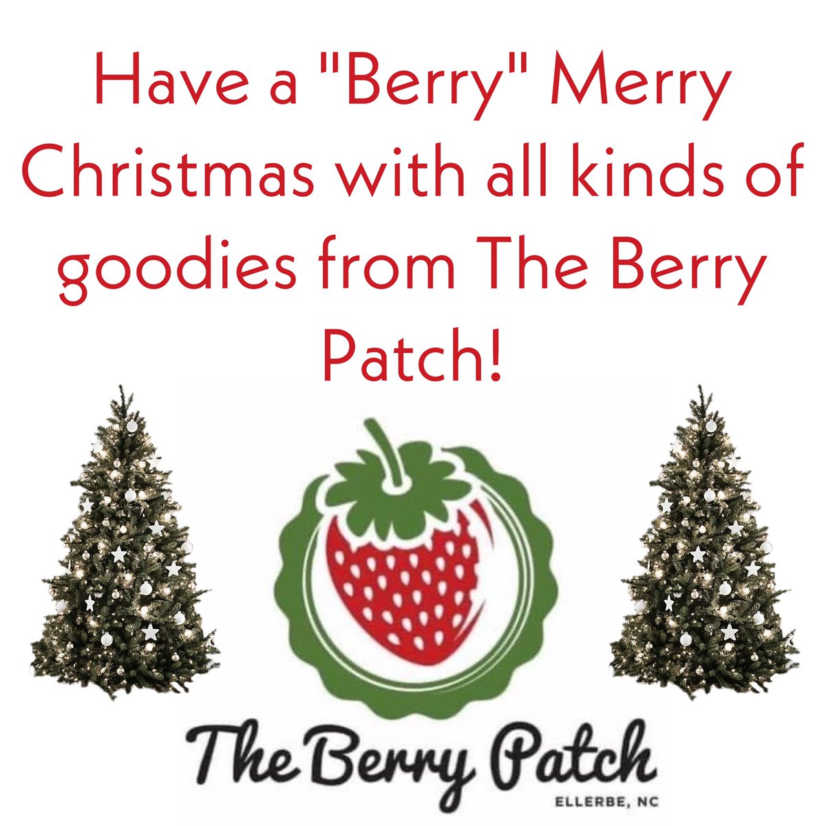 TheBerryPatchNC's tweet photo. Stop by to see us to help make your Christmas unforgettable!
#EllerbeStrong https://t.co/OyUxhRSIzm