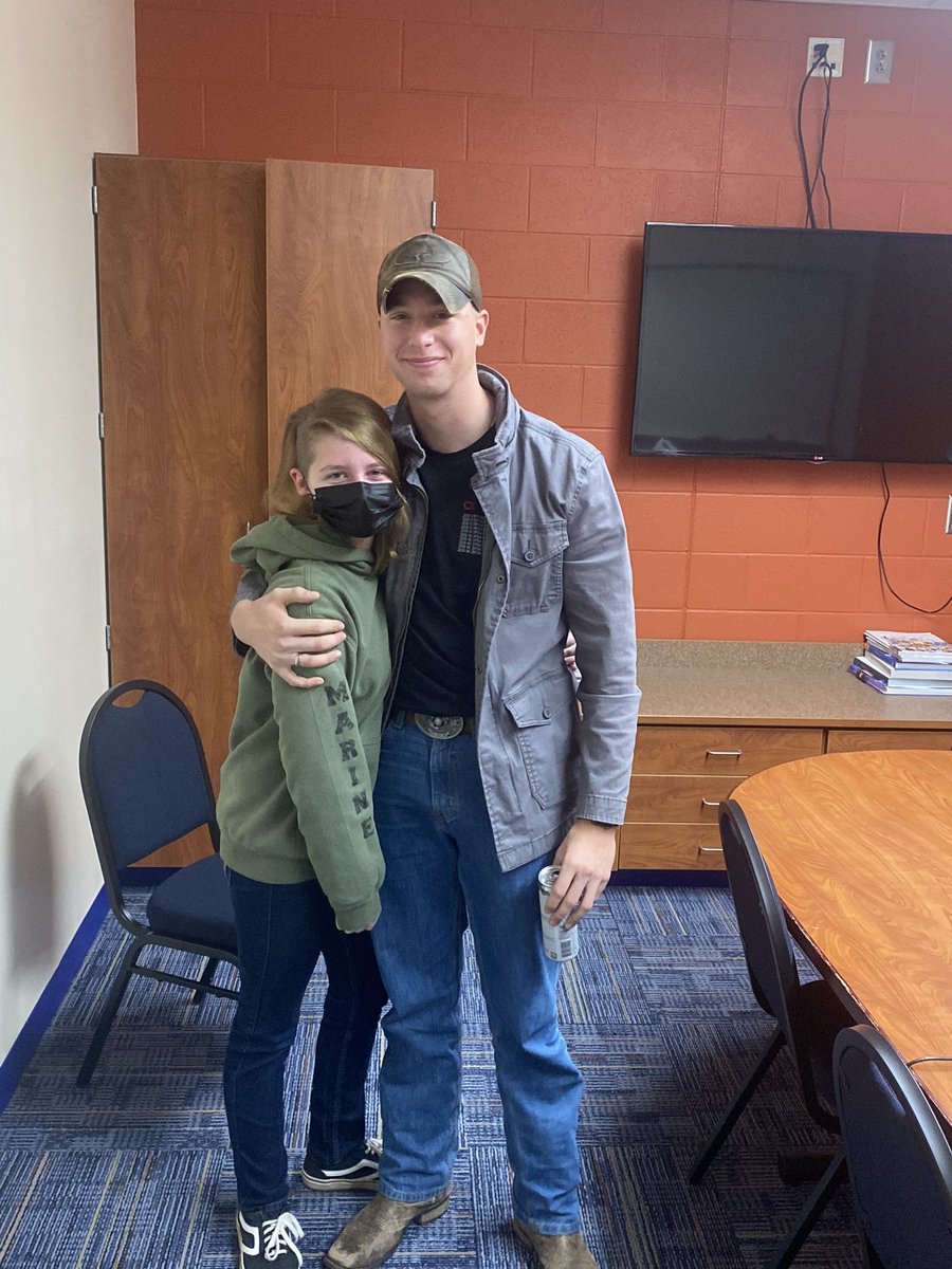 What a surprise!!  Madison graduate of the Class of 2021 coming home from the Marines, stationed at Ft. Leonard Wood, Missouri. To surprise his little sister Maddy Jo… love it !!  <a href="/USMC/">U.S. Marines</a>