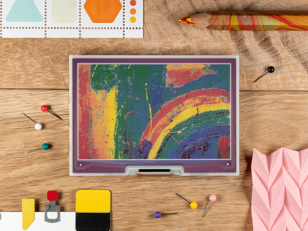pimoroni (@pimoroni) on Twitter photo NEW PRODUCT ALERT: Inky Impression 4". A super concentrated, 7 colour ePaper display for <a href="/Raspberry_Pi/">Raspberry Pi</a>, jam-packed with pixels!
shop.pimoroni.com/products/inky-… NEW PRODUCT ALERT: Inky Impression 4". A super concentrated, 7 colour ePaper display for <a href="/Raspberry_Pi/">Raspberry Pi</a>, jam-packed with pixels!
shop.pimoroni.com/products/inky-…