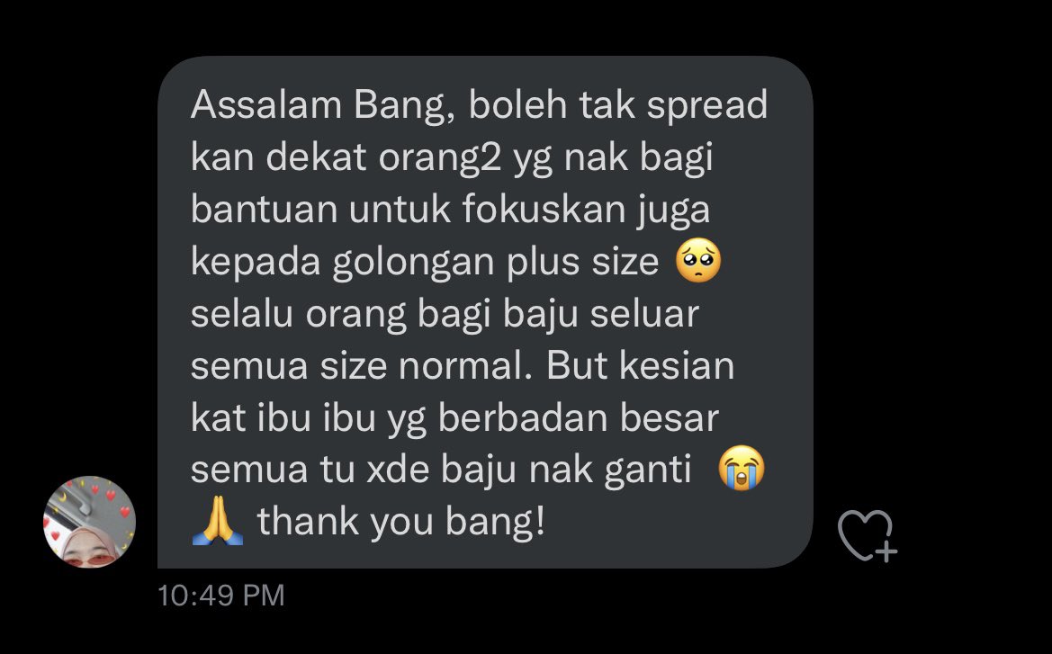 khairulaming's tweet photo. plus size clothing needed https://t.co/mLZKRwJI79