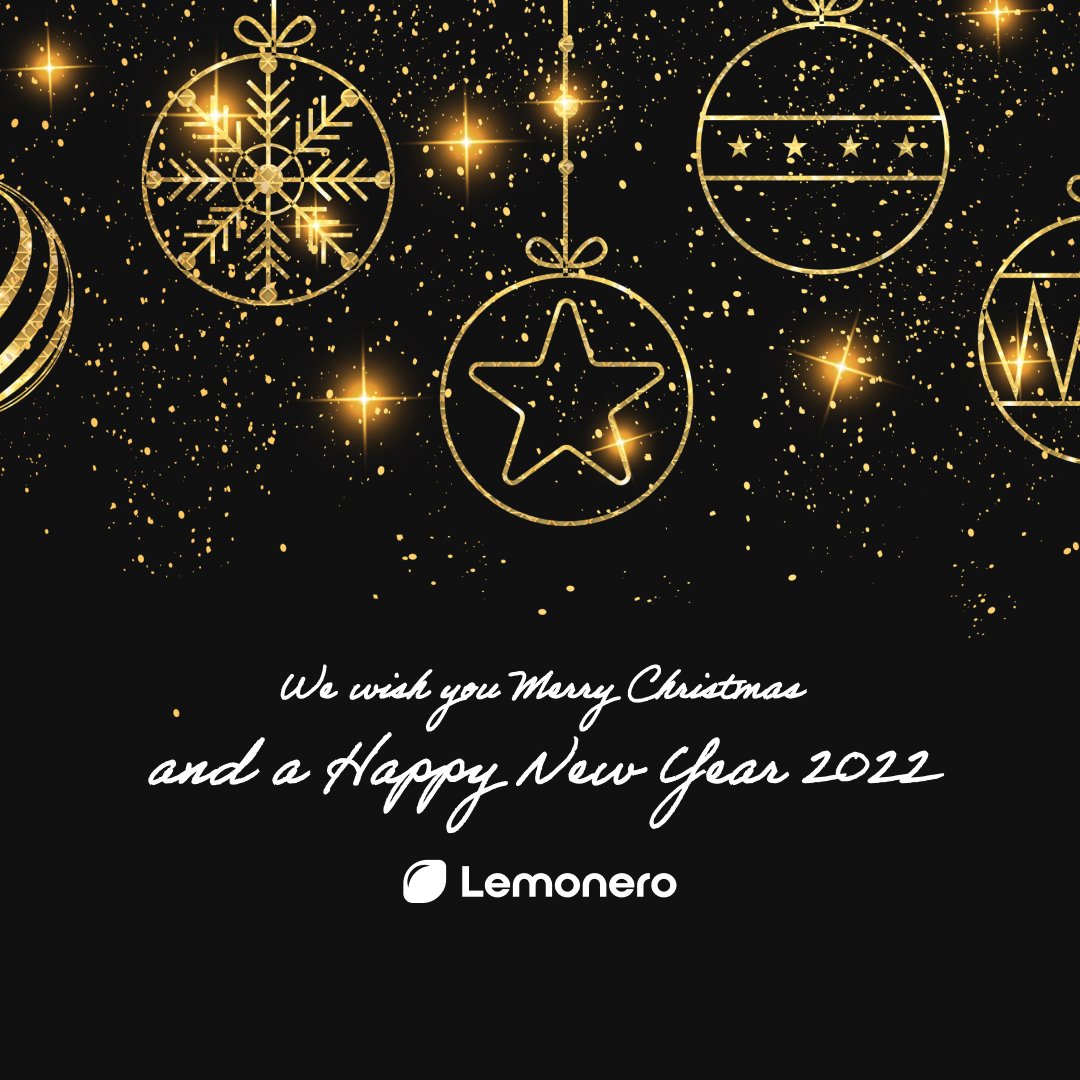 Lemonero (@lemonero_com) on Twitter photo Thank you for successful year 2021. It wouldn't be possible without you! 
We wish you Merry Christmas and a Happy New Year! :) 
#MerryChristmas  #ThankYou  #HappyNewYear  #Funding #fintech  #ecommerce  #pf2022 #business #Finance Thank you for successful year 2021. It wouldn't be possible without you! 
We wish you Merry Christmas and a Happy New Year! :) 
#MerryChristmas  #ThankYou  #HappyNewYear  #Funding #fintech  #ecommerce  #pf2022 #business #Finance