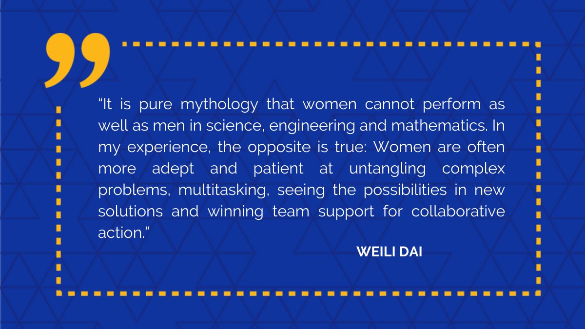 We should bury the belief that women can't perform as well as men in Science, Engineering, and Math. Most men may be more physically advantaged than women, our minds are more agile than you think - something you need for successful execution. <a href="/ZoomInfo/">ZoomInfo</a>  #SmallBusiness #Leadership