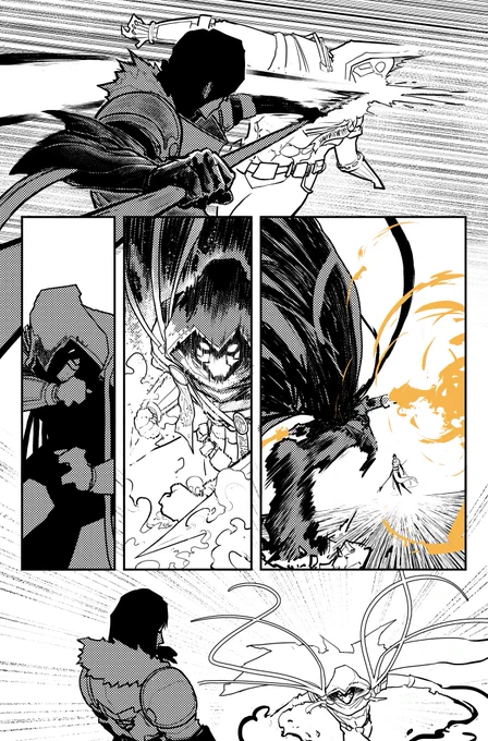 Some of my favorite published pages are ofcourse ALL about fighting and depicting power. 

Don't get me wrong, I love drawing slower and more "quiet" momments but these are the shots I was made to do! 