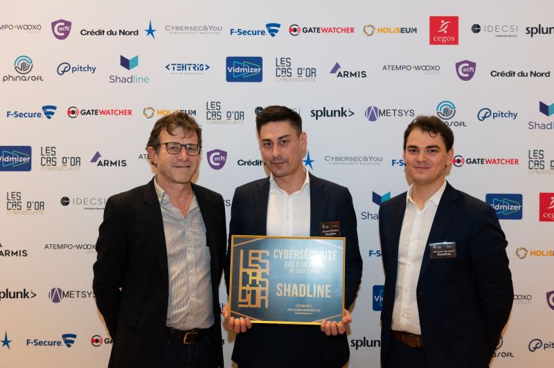 Merci <a href="/pgayat/">Pascal GAYAT</a>, merci au Jury des Cas d'Or et merci à nos clients pour leur confiance. Shadline est le "kit de secours numérique" indispensable pour affronter les crises cyber. #casdorcybersecu2021 #cyberattaques #cybersecurité #shadline