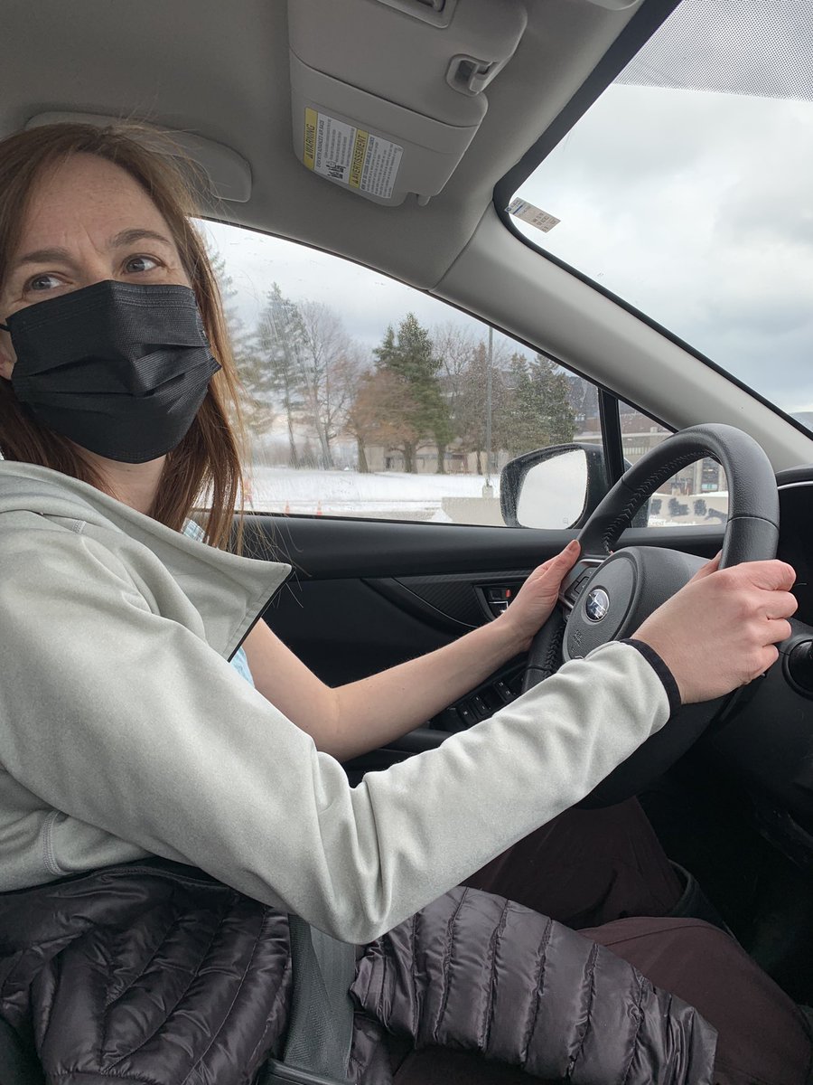 It may be cloudy outside but it’s all smiles under the mask!☺️Officially triple vaxxed! <a href="/KFLAPH/">SEPH - KFLA Public Health</a> drive-thru clinic for the win.💉💉💉Huge thanks to the hundreds of volunteers making this happen.🙏🏻