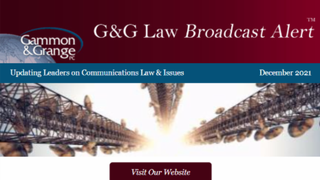 Stay up to date over the holidays with December's G&amp;G Law Broadcast Alert. Subscribe for free at gg-law.com/gg-broadcast-a… or read online at conta.cc/32gIO3n.