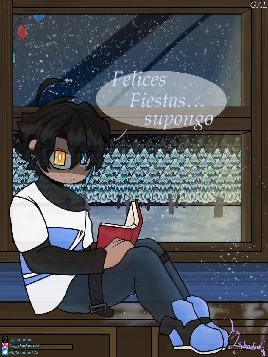 KJShadow128's tweet photo. Nuestro lindo chico incógnita les desea felices fiestas ^^

(Ya sabrán algunos,como que aun no tiene nombre)
MUAJAJAJAJAJA en este dibujo probé difuminados,quizás no se noten por que el personaje es trasparente pero bue,aun así quedo bastante bien #UnderGame #UnderTale #AUs https://t.co/1RAdIqDPKW