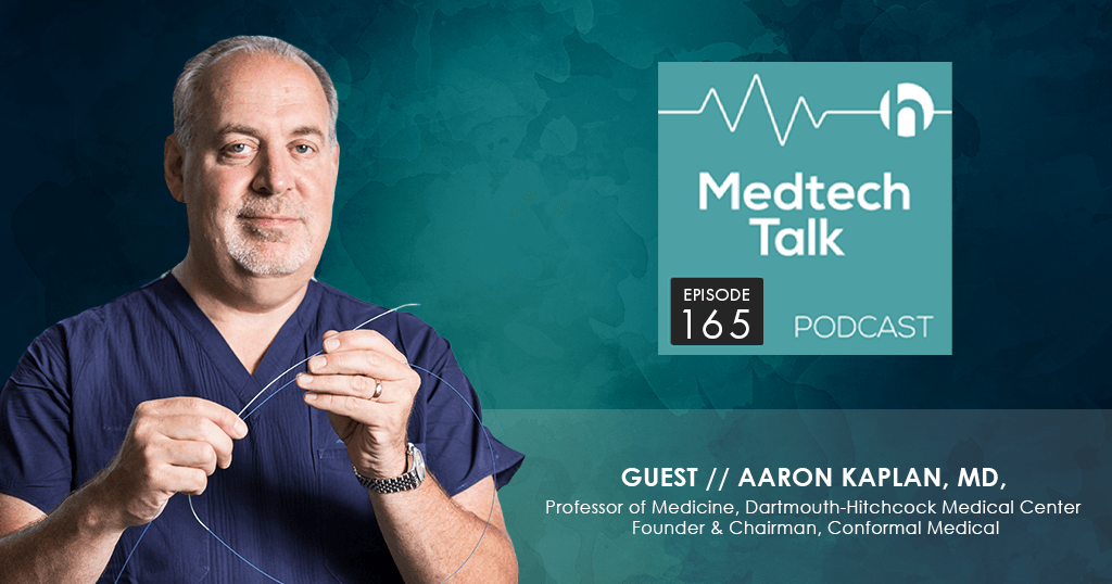 CHI_Healthtech's tweet photo. Tune in to the latest Medtech Talk episode with host 
@gpardo1918 to hear from @avkaplanmd, a practicing cardiologist/inventor, as he reveals the weaknesses in previous start-ups &amp; how he plans to address those in his most recent venture, Conformal Medical https://t.co/m05uPIIfsv https://t.co/9NxQScqZtY