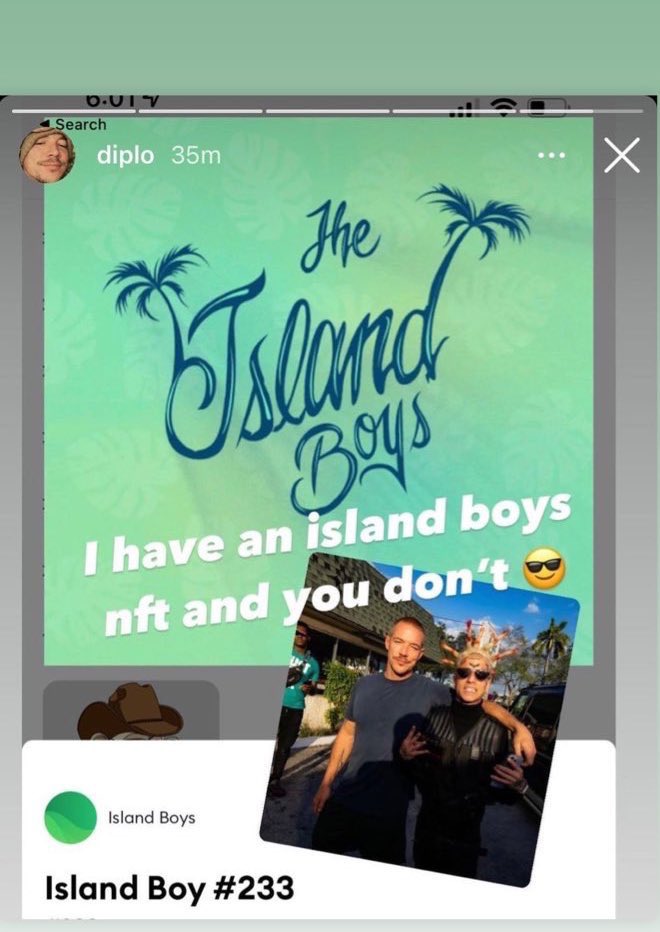 GIVEAWAY 🏝🏝🏝 For hitting 10K on Discord‼️

RT THIS &amp; FOLLOW TO ENTER AND WIN AN OFFICIAL ISLAND BOYS NFT 

One winner picked on 12/23 @ 7PM PST

islandboysmint.io 

Join Diplo and the Island Boys in owning one 🔥