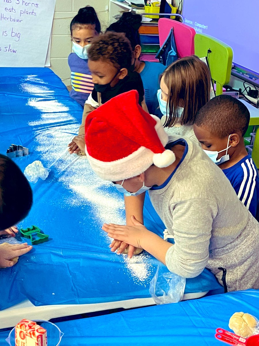 Mr. Arch and I got to make sugar cookies with Mrs. Woofter’s kindergarten class today. They learned about measurement and following directions. #BerkCoSchoolsWV