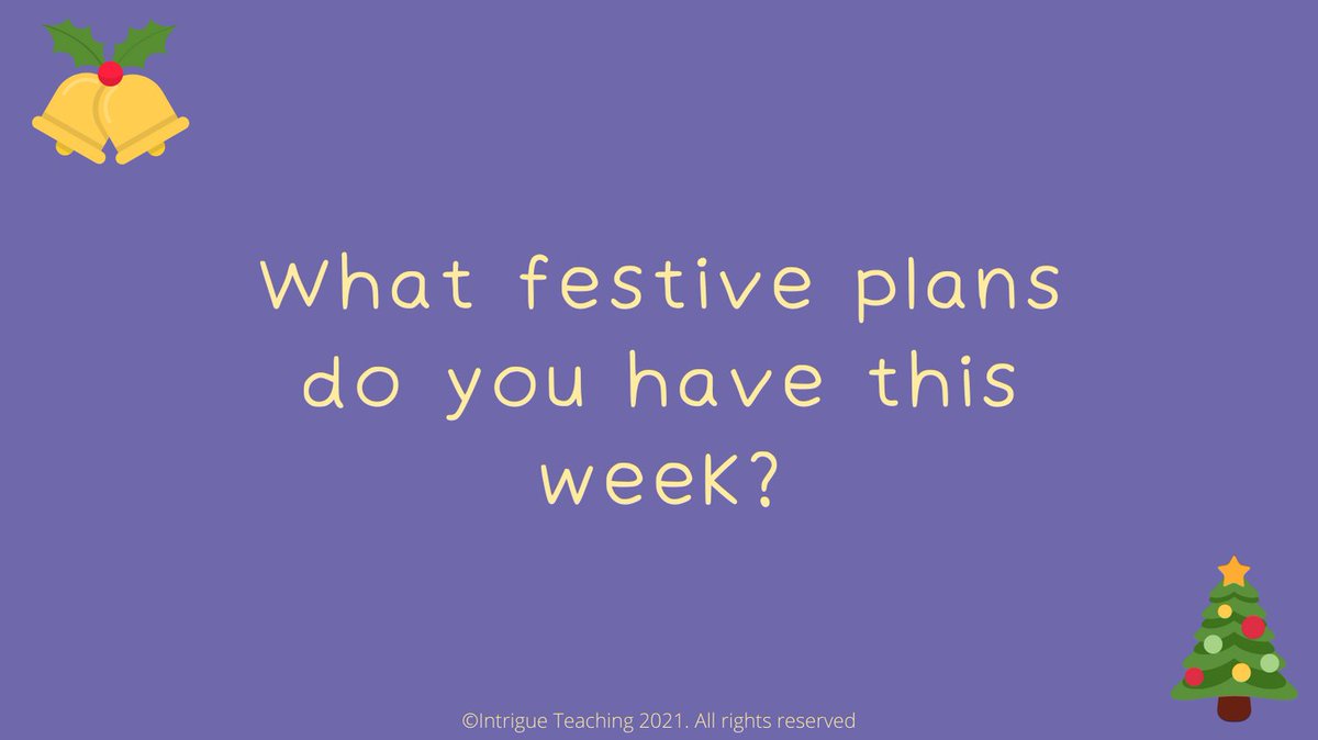HumeMetcalfe's tweet photo. I'm all about Christmas movies, finishing my wrapping and opening the Christmas choccies ๐
What about you?
#christmas #lovethehols #intrigueteaching #teachertraining #education #schools #learning #ect2021 https://t.co/klvvnkHuOK