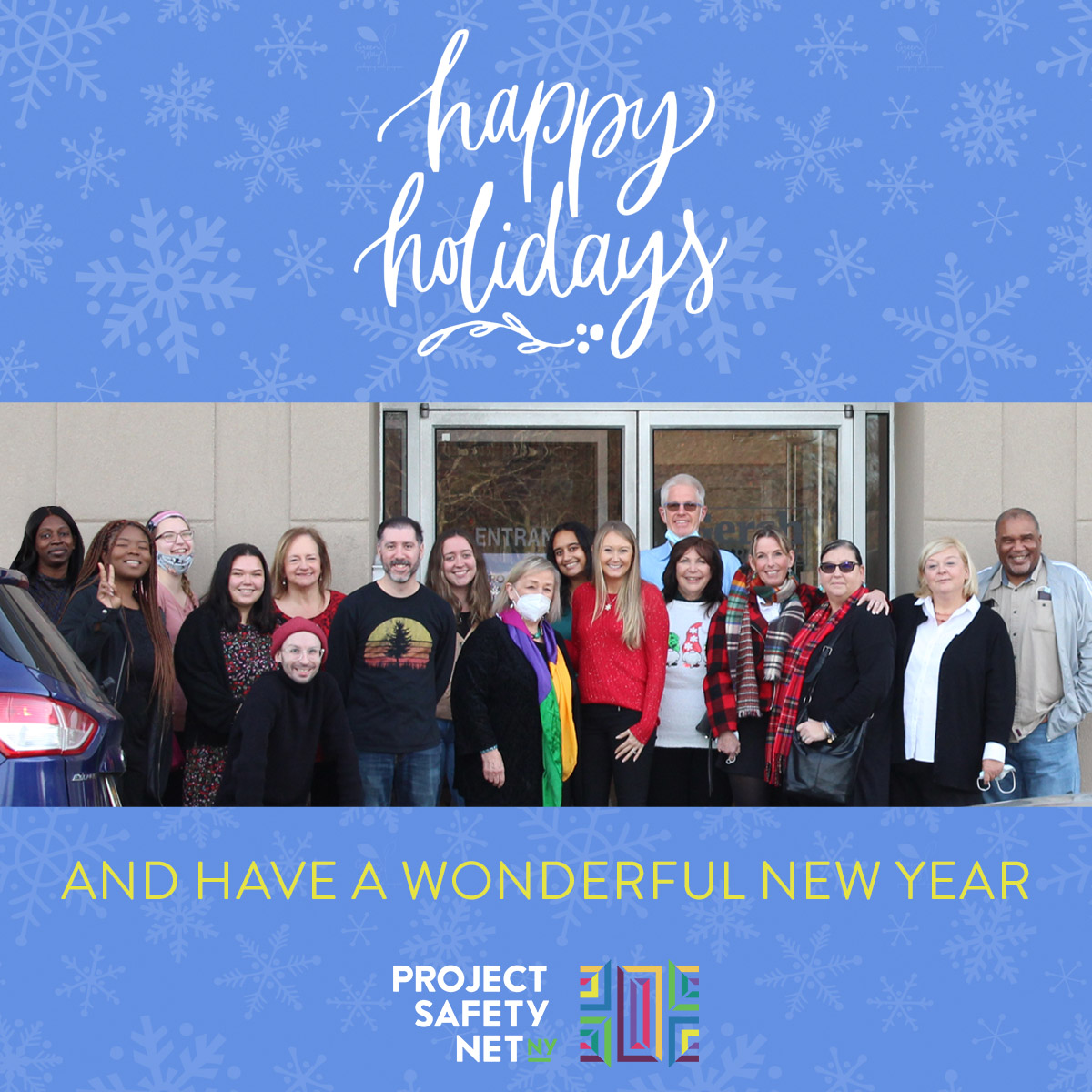 PSN_NY's tweet photo. Happy Holidays from PSNNY to you! Stay safe, stay healthy, stay you!

#HappyHoliday #Holiday #Holidays #LongIslandTogether #PublicHealth #ProjectSafetyNetNY #PSNNY https://t.co/WQEbtLSV6x