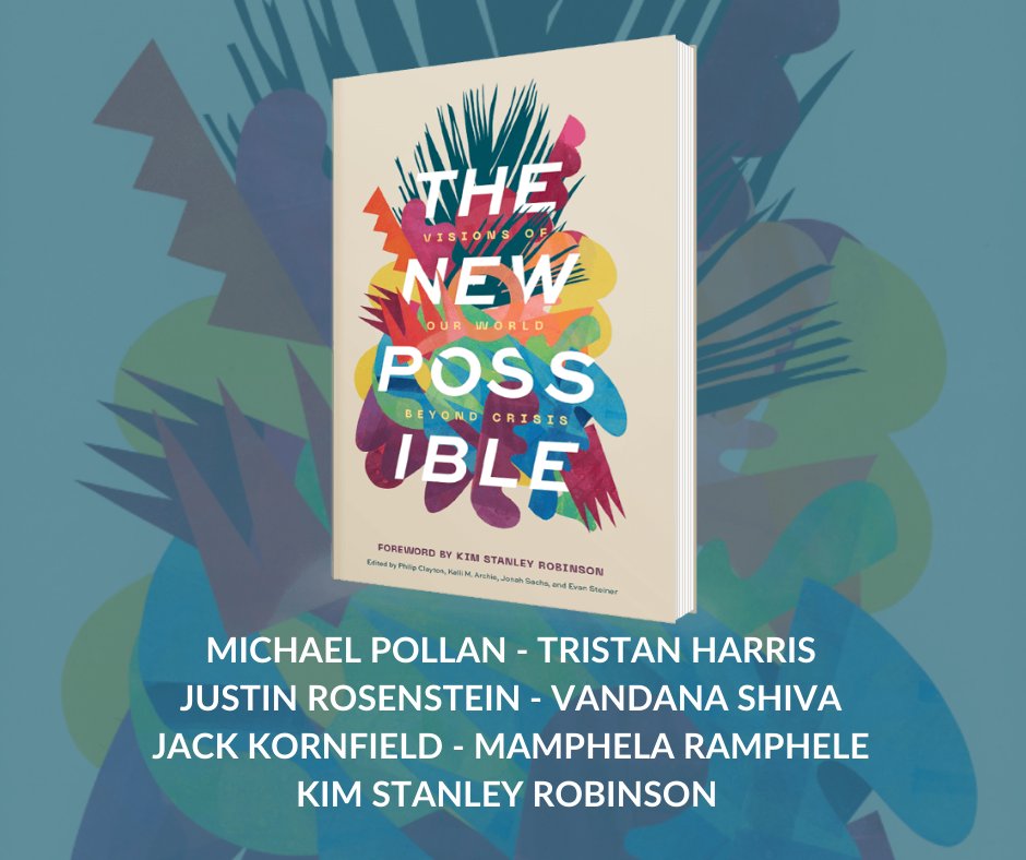 EcoCiv_'s tweet photo. @oneproject and @EcoCiv_ launched the audiobook version of #TheNewPossible book.
With essays from global leaders like Kim Stanley Robinson, @michaelpollan, @drvandanashiva, and @rosenstein, among others. It is an inspiration and a roadmap for action.
👉https://t.co/OZ9CEBvHAU https://t.co/9JvLynvKAL