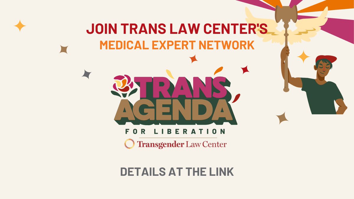 📢 TLC is searching for medical professionals who have a comprehensive understanding of the WPATH Standards of Care to join our Medical Expert Network, helping incarcerated trans folks advocate for the care they need. 

Is this you? Apply at the link: bit.ly/medexpert2022