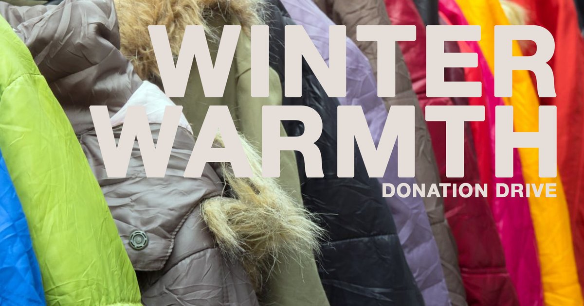 AurariaCampus's tweet photo. Support your campus community! Drop off clean, gently used warm clothing, blankets, commercially packaged snacks and new hand warmers at one of the donation boxes outside the ACPD Station in the Admin building or at the ACPD substation in the Tivoli. https://t.co/3G6lqgvuVl https://t.co/XS03TGY6Ox