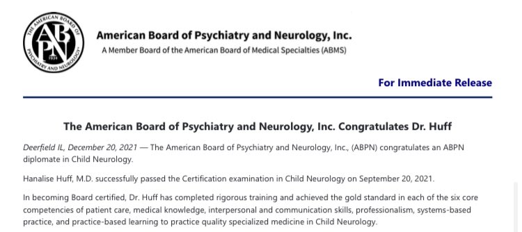 I am officially a board certified neurologist! Only took about a decade of training and oh so many big tests. <a href="/BCHNeuroRes/">Boston Children’s Child Neurology & NDD Residency</a> <a href="/ChildNeuroSoc/">Child Neurology Society</a> <a href="/AANMember/">American Academy of Neurology</a> #neurotwitter #MedTwitter #WomenInSTEM #Neurology