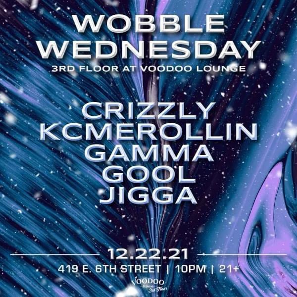 Don’t miss this upcoming Wobble Wednesday! 

<a href="/CRIZZLY/">CRIZZLY</a> 
<a href="/KCMeRollinATX/">BirdsArentReal🇳🇬</a> 
<a href="/grantafterdark/">Grant</a> 
<a href="/GOOLdeejay/">GOOL</a>
<a href="/ji666a/">Jigga the Roach</a> 

RSVP: facebook.com/events/s/chris…
