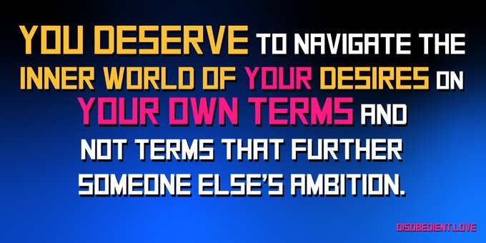 Let's outgrow all sexual stigma. As long as it doesn't harm others, follow your path! #sexpositivity<a href="/tag/sexpositivity"class="tags"><span>#sexpositivity</span></a>