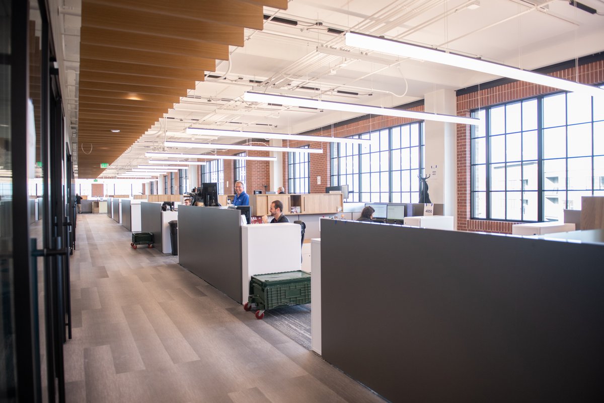 firstib's tweet photo. Our new HQ in downtown Fishers is open! A big thank you to Mayor, @ScottFadness, and everyone who made it out to our official ribbon cutting event. We loved being able to share how we’ve grown as a company and – trust us – there are even better things to come! https://t.co/0peNRmm7hD