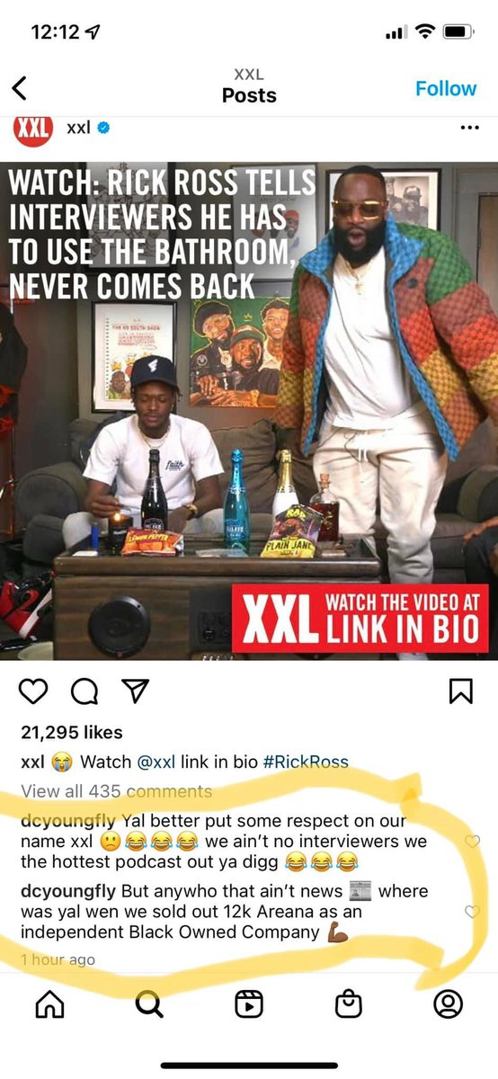 <a href="/XXL/">XXL Magazine</a> y’all need to put some RESPECT ON <a href="/85SouthShow/">85 South Comedy Show</a> name they just ain’t no interviewers they are the BEST and the Coldest Black Owned podcast PERIOD.  <a href="/DCYOUNGFLY/">DCYOUNGFLY</a>  <a href="/chicoBean/">Chico Bean</a> <a href="/KarlousM/">Mr.Karlous</a> is doing and has done way bigger news worthy things. ✊🏾✊🏾 DC told it like it is