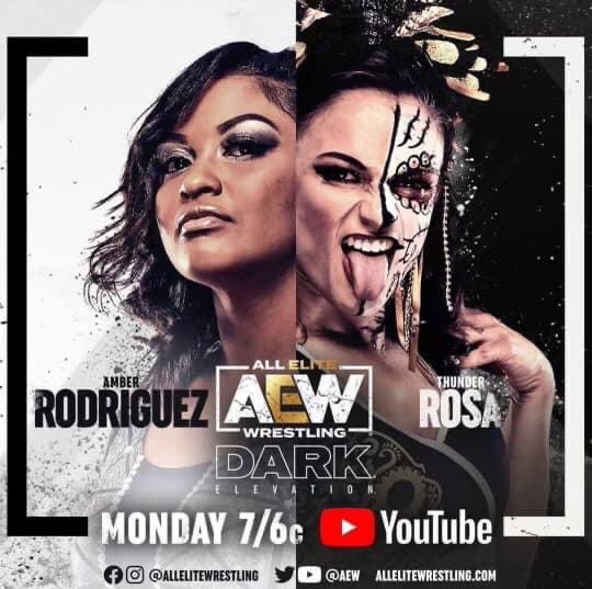 TWALouisiana's tweet photo. Tonight! Former Elev8 Pro women’s champion @1AmberRodriguez takes on @thunderrosa22 on @AEWDark @AEW TUNE IN! #wrestling #prowrestling #womenswrestling #louisianawrestling #aewdark #aew #elev8pro @elev8pro https://t.co/GomZgURgVc