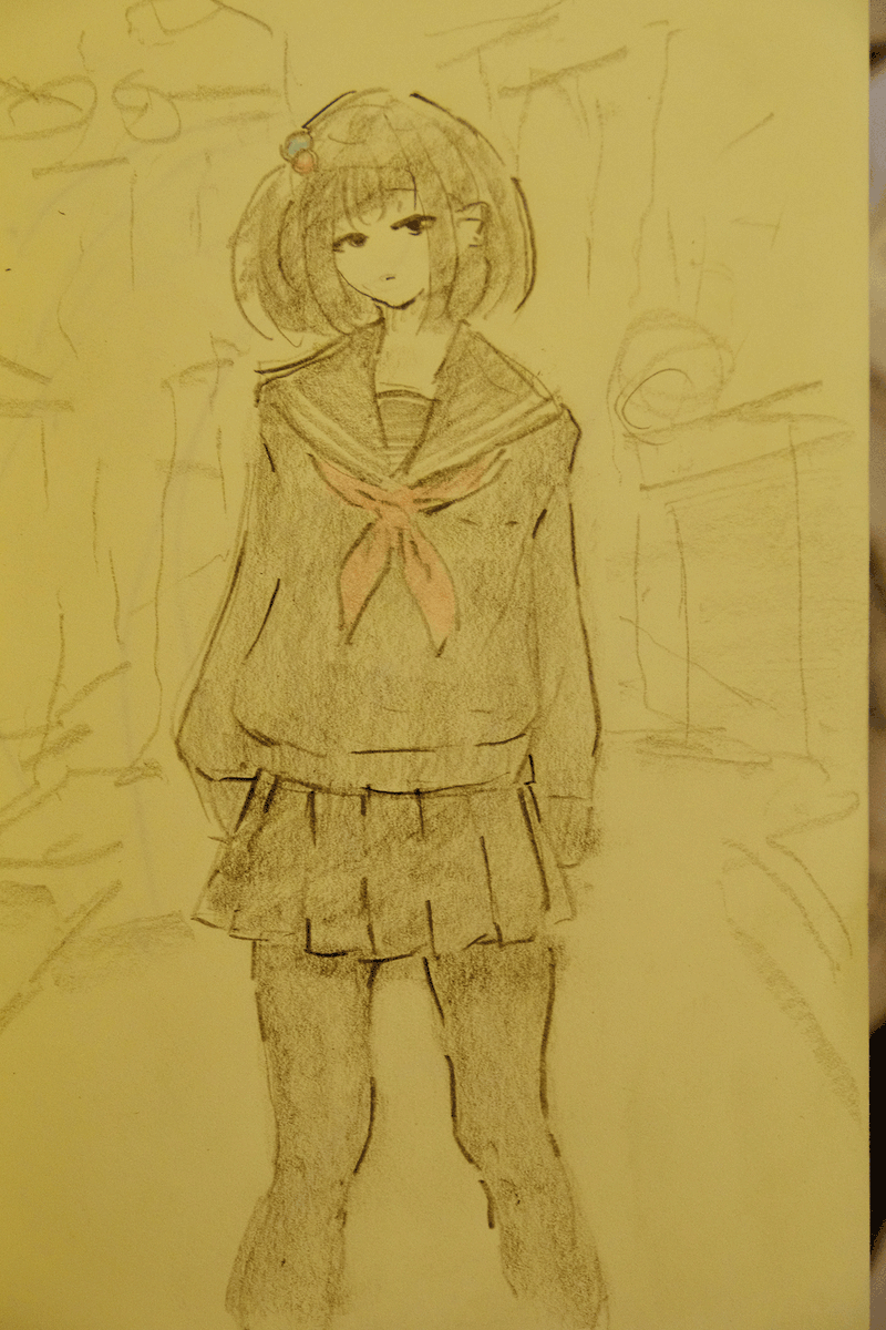 メモ帳と鉛筆 