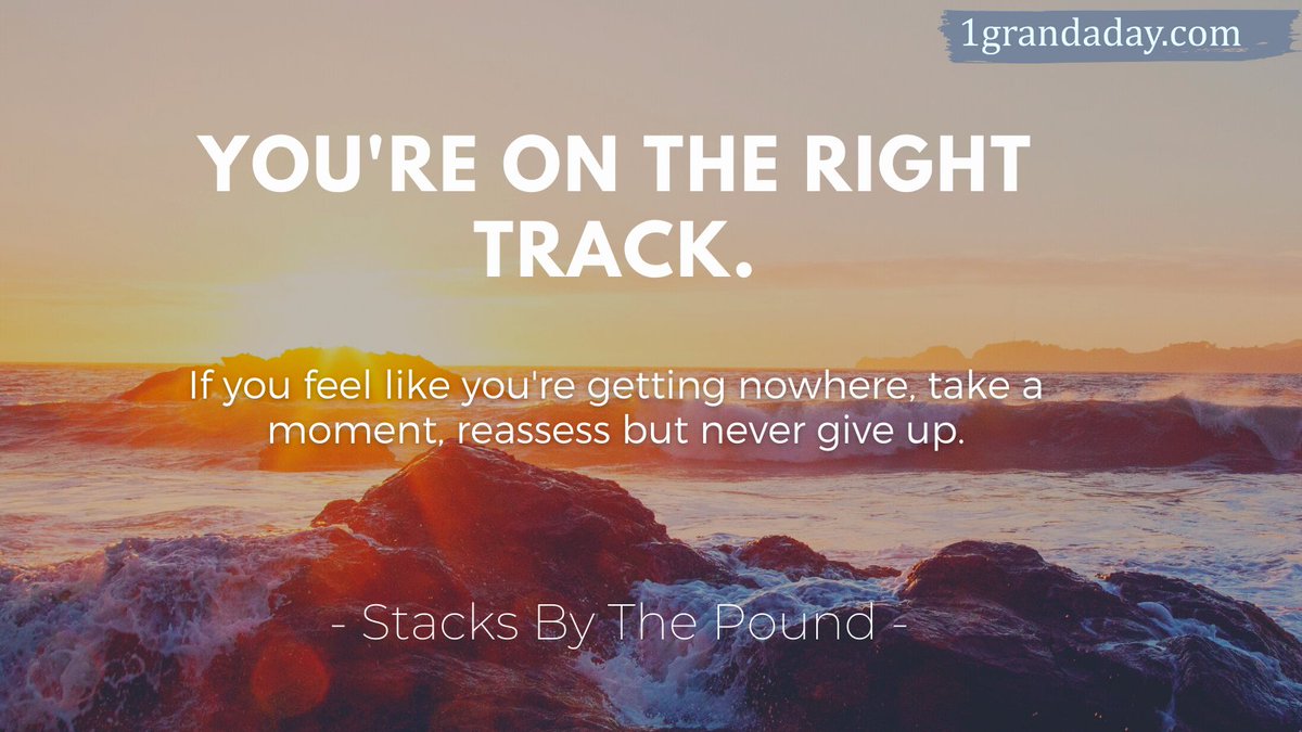 stackabundance's tweet image. Stay the course.  You Got this.
#howtomakemoneyonline #howtomakemoneyfromhome #motivation #inspirational #affiliate #makemoneyonline #passiveincome #residuleincome