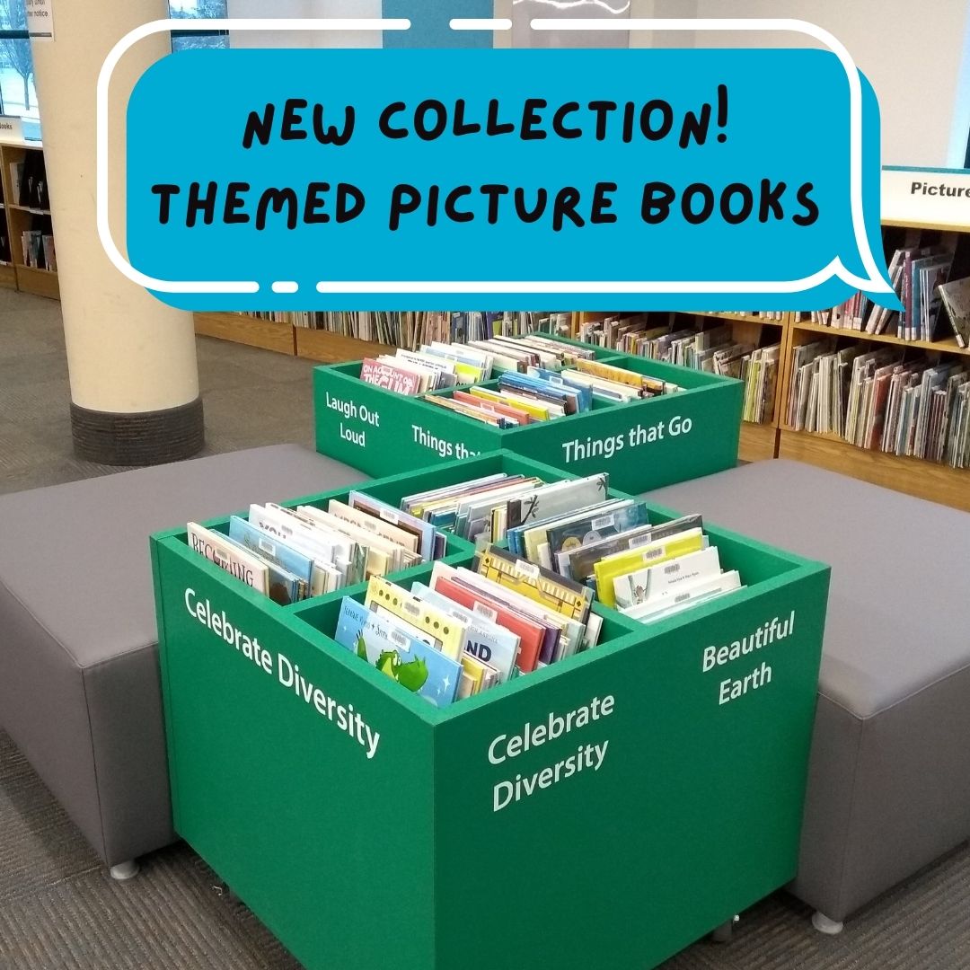 pickeringlibs's tweet photo. ✨ Get excited about our new Themed Picture Books collection!
🌈 These bins are located in the Children's area of our Central Library.
😄 We hope you enjoy these books and the new seating area around them! https://t.co/3EjthesJjZ