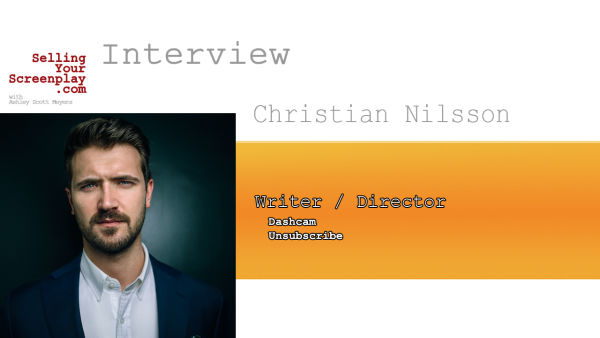 This week <a href="/ashleymeyers/">Ashley Meyers</a> talks with #filmmaker Christian Nilsson (<a href="/xiannilsson/">Christian Nilsson</a>), Writer/Director of the thriller 'Dashcam' (2021) and 'Unsubscribe' (2020).

Listen here: hubs.li/Q010TsPr0

#scriptchat #podcast #screenwriter #director #writingcommunity