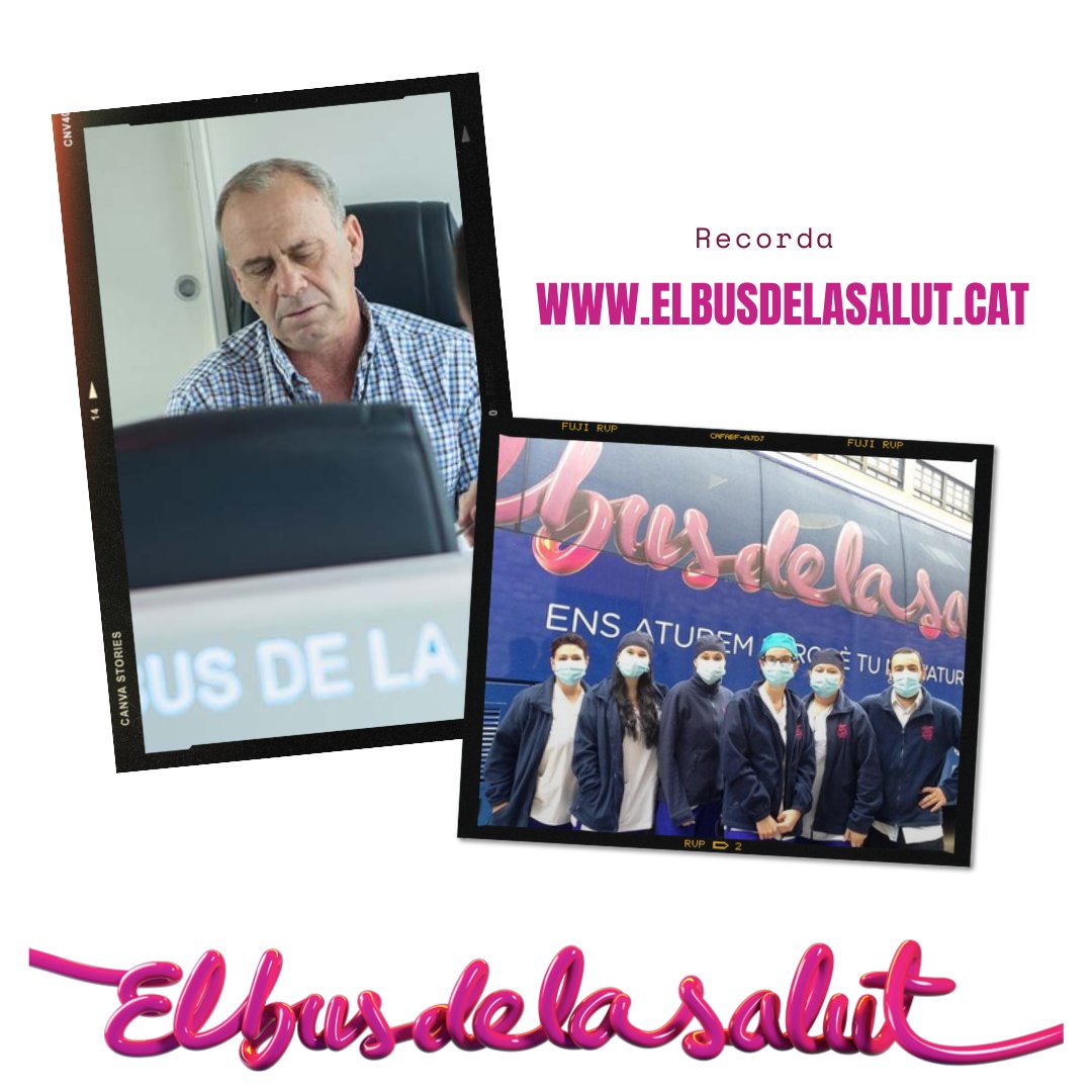 ➡️ Recorda que pots trobar tota la informació del projecte a elbusdelasalut.cat
1️⃣ Web actualitzat
2️⃣ Informació per a pacients
3️⃣ Informació per a professionals
4️⃣ Protocol del projecte
I molt més...

#elbusdelasalut #SalutLleida #prevenció