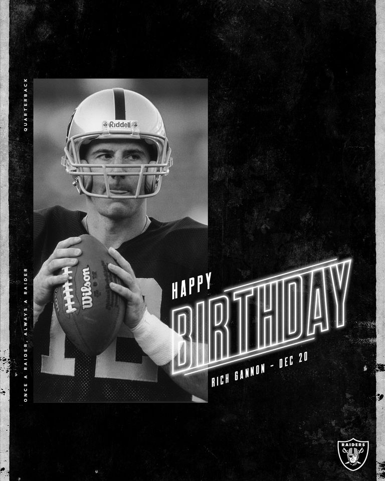 Happy Birthday Rich Gannon 