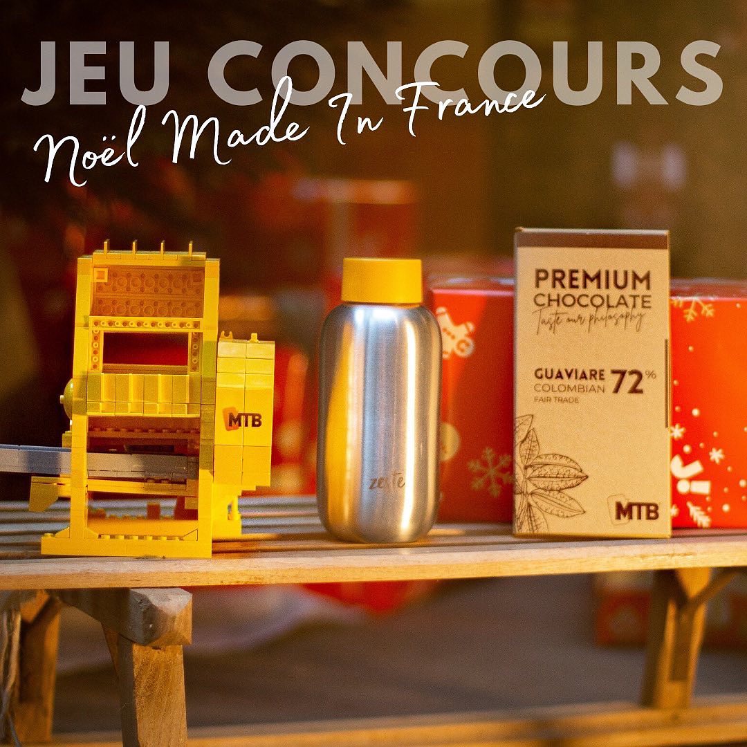 [JEU CONCOURS MTB]  Vous souhaitez gagner des cadeaux éco-responsables ?🎁 
En cette période de fêtes, nous mettons en avant ces entreprises françaises et leurs réalisations ! 
RDV sur : instagram.com/mtb_recycling/