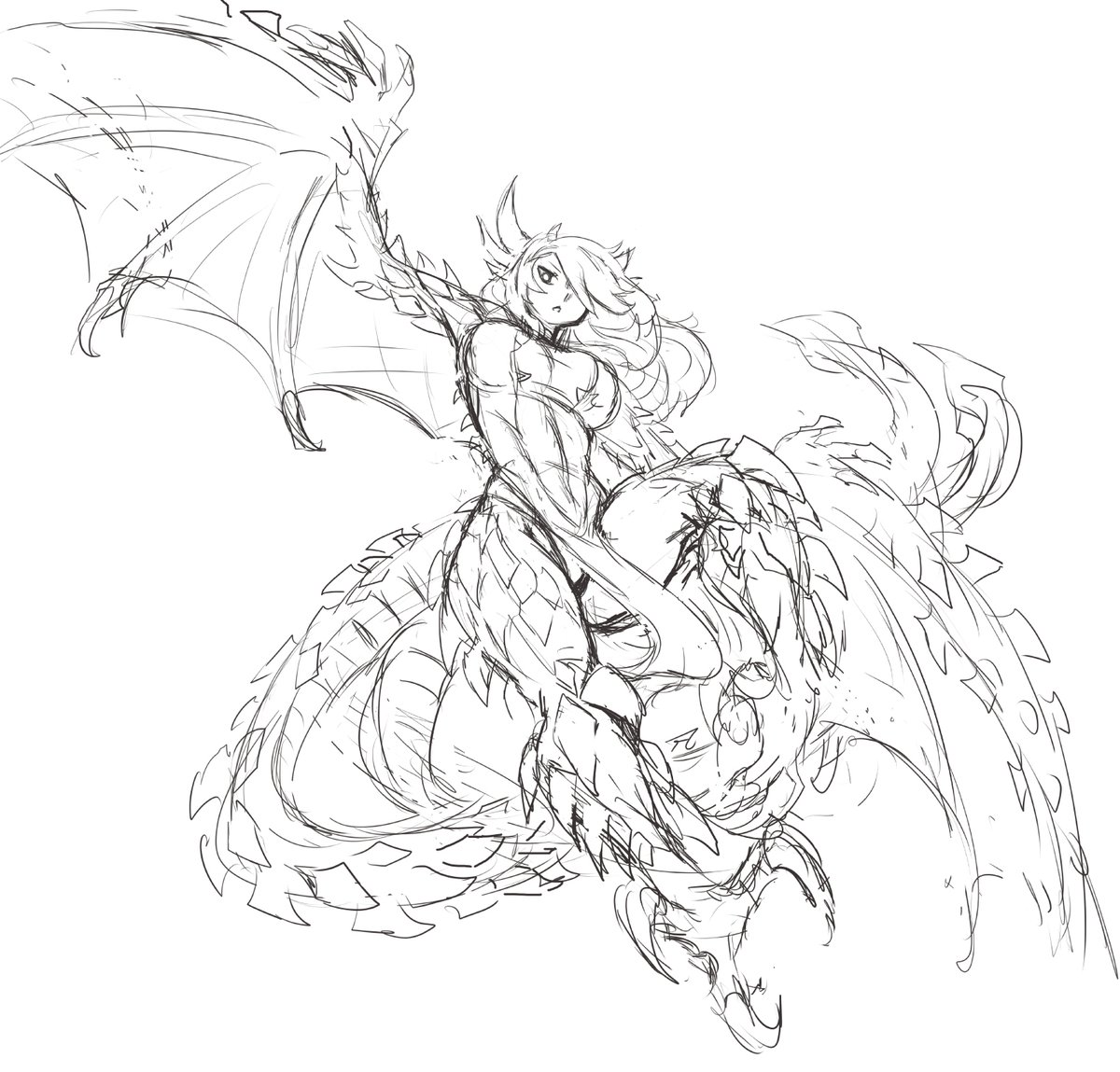 Commission sketches with varying degrees of roughness😎 