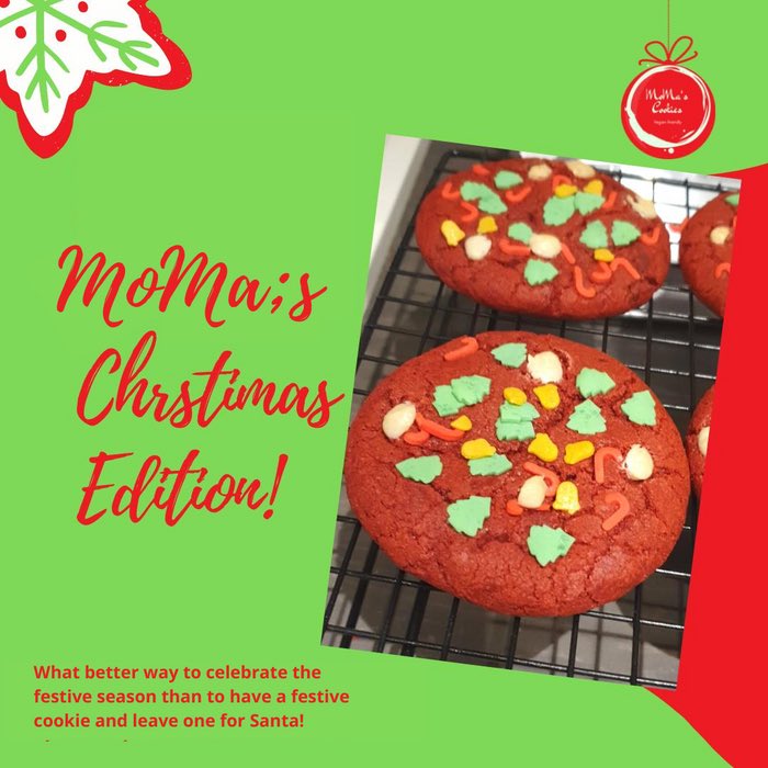 momascookiesuk's tweet photo. 🎅🎄🎁 PLACE YOUR LAST ORDERS TODAY IN TIME FOR CHRISTMAS 🎁🎄🎅

Just a friendly festive reminder that if you want your sweet treats in time for Christmas to make sure to place your orders by tonight! 🚛

#christmascookies #cookiesforsanta #vegancookies #vegantreats #festive https://t.co/uFkOT5xZPO